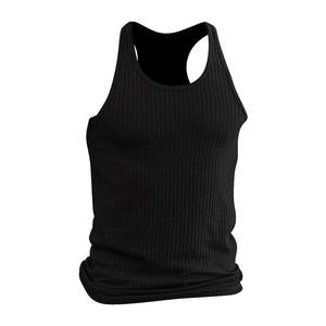 2025 hommes Slim Fit Muscle débardeur entraînement sans manches sous-vêtements en coton - Product Image 1