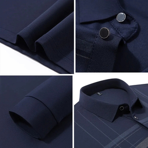 เสื้อยืดโปโลแขนยาวสำหรับผู้ชาย, เสื้อยืด2025ทรงหลวมลำลองสำหรับธุรกิจ - Product Image 4