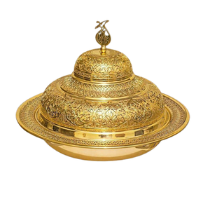 ใหม่ล่าสุดสไตล์โบราณเสร็จสิ้นโลหะทองเหลืองวันที่ชามผู้ผลิตและส่งออกใหม่มาถึงการออกแบบโลหะวันที่ให้บริการชาม - Product Image 5