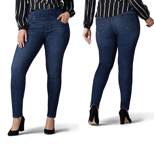 Jeans de Mezclilla Ajustados de Talla Grande para Mujer, Jeans de Mezclilla de Alta Calidad y Ropa Casual de Moda al Mejor Precio - Product Image 5