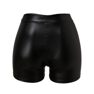 En gros PLAYER NETWORK Combinaison en cuir noir pour femme, taille haute, respirante, imperméable, élastique, moulante, sexy, ultra courte - Product Image 3