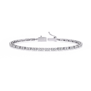 Magnifique bracelet et jonc en or 18 carats avec diamants de laboratoire, accessoire de bijouterie luxueux - Product Image 1