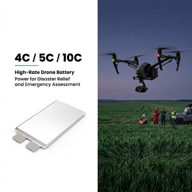 OEM&ODM High Capacity 5C 3.7V 72Ah/60Ah/16Ah/25Ah/33Ah/39Ah/47Ah 3S/4S/6S Lithium Polymer Semi-solid State Drone Battery
