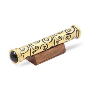 Caleidoscopio de Latón Hecho a Mano, Instrumento Óptico Decorativo, Regalo Coleccionable - Product Image 4