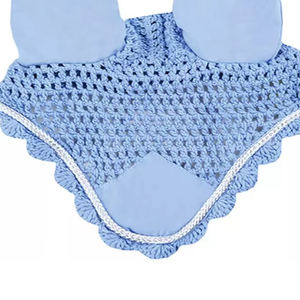 Voile anti-mouches pour cheval, bonnet d'oreille, filet d'oreille, crochet, logo personnalisé, produit équestre, bonnet d'oreille anti-mouches - Product Image 6