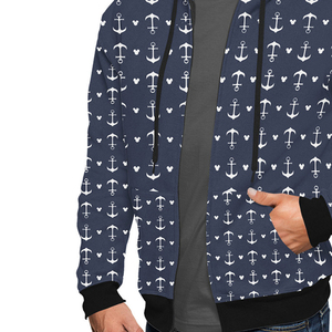 เสื้อฮู้ดแขนยาวของผู้ชายพิมพ์ลายโลโก้ขนาดพิเศษ2ชิ้น - Product Image 5