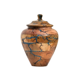 Resin Rosewood Mix Cremation Urns <b>for</b> Human <b>Ashes</b> Adult Burial Urns <b>for</b> Columbarium Wooden <b>Box</b> Funeral <b>Ashes</b> Large - Product Image 2