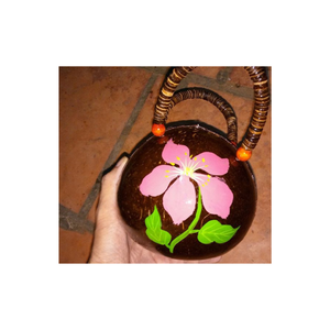 Bolso de diseño tradicional con carcasa de Coco, bolsa orgánica de Coco, colorida, hecha a mano - Product Image 4