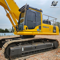 Excavatrice sur chenilles Komatsu PC450 de 45 tonnes, grande pelle minier lourde avec moteur SAA6D125E5, excavatrice de construction japonaise d'occasion