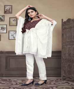 Nueva ROPA DE OFICINA DE MODA tela de algodón Moti Work Kurti Girls Wear con pantalón mujeres indias adultos India y Pakistán apoyo 500 Apparelgarment - Product Image 6