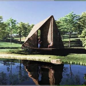 Modern <b>Eco</b>-Friendly Luxury 20FT 40FT Prefab Wooden/<b>Log</b> Industrial Prefabricated House 100% Custom 25m2 5-Year Warranty Hotel Use - Product Image 5