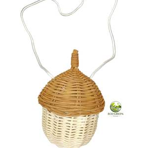 Sonajero de Ratán Hecho a Mano para Bebé, Anillo con Forma de Roble Natural, Montessori, Ecológico, Decoración para el Hogar, Regalo, Hanoi - Product Image 3