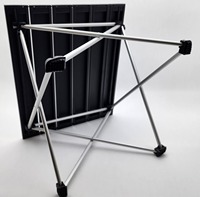 Vente en gros de table pliable de haute qualité en aluminium 6061 ultraléger, couleur personnalisée, petite table de camping pliante pour le camping