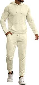 Personalizado para Puff Print 500 Gsm Unisex Algodón Sudadera con capucha y pantalones Conjuntos Chándales transpirables para hombres en la temporada de invierno Producto RTS - Product Image 6