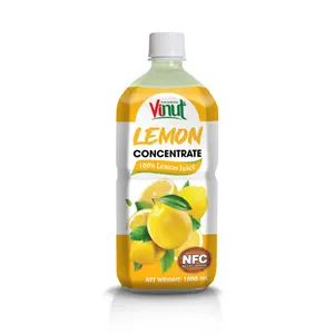 น้ำมะนาวเข้มข้น 100% บรรจุขวด PET 1 ลิตร VINUT ผู้จัดจำหน่ายขายส่ง ผู้ผลิตจากเวียดนาม - Product Image 1