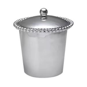Elegante Cubitera de Metal Galvanizado para Champán con Tapa y Cuchara, Enfriador de Vino al Mejor Precio - Product Image 1