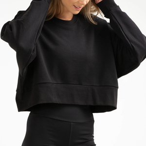 Venta al por mayor de fábrica personalizada anti-pilling, transpirable, sudaderas con capucha para mujer de alta calidad básica mezcla de algodón - Product Image 1