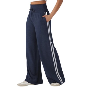 2026 New European Women's High Elastic Loose Wide Leg <b>Pants</b> Anti-Wrinkle Hip Hop Corduroy Summer Women's <b>Pants</b> & Trousers - Product Image 5