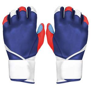 ถุงมือตีเบสบอลหนังน้ำหนักเบา ใช้ได้ทั้งสองมือ ปิดด้วยตะขอเกี่ยวและห่วง ป้องกันการลื่น สำหรับการฝึกกีฬากลางแจ้ง - Product Image 4