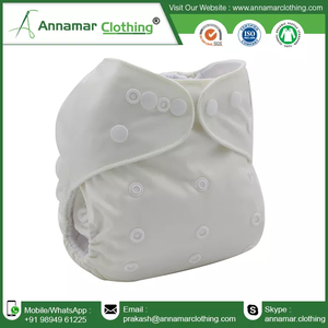 Couche-culotte unisexe en coton biologique pour bébé, ajustable, extra doux, de fabricant indien, à bon prix - Product Image 4