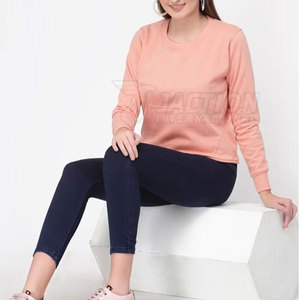 Buena calidad tamaño personalizado cómodo transpirable Mujer sudadera para mujer 2025 superventas transpirable mujeres sudaderas - Product Image 4