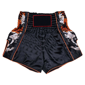 Pantalones Cortos Deportivos Unisex de Muay Thai, Transpirables, de Secado Rápido, Ecológicos, con Cordón Ajustable, de Poliéster/Algodón, Estilo Tailandés - Product Image 4