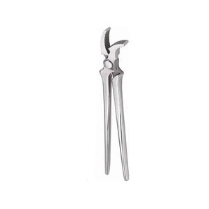 Veterinaria Hoof Nail Clincher 12 pinzas de remachado mandíbula curvada herradura Nail Clincher herramientas de herrador instrumentos de cuidado de animales - Product Image 5