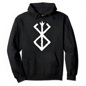 Sudadera con capucha de gran tamaño con bloque de color negro y beige para invierno unisex - Product Image 5