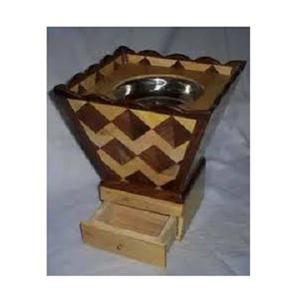 Nouveau design bougeoir en bois fait à la main taille personnalisée nouveauté 2024 décoration de table support de bougie parfumée en bois élégant - Product Image 5