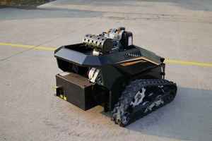 Tondeuse à fléaux multifonction haute puissance, robot agricole de désherbage à rayon de braquage nul, télécommande - Product Image 4