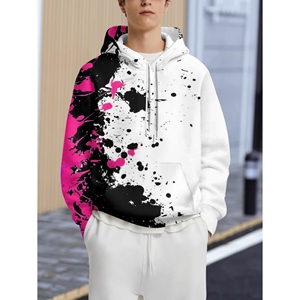 Nouveau Style Premium qualité hiver épais tricoté pull hommes à capuche tenue décontracté 100% coton fait hommes sweats à capuche à vendre - Product Image 2