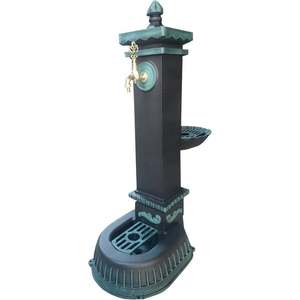 Fuente de Metal de Diseño Moderno con Grifo, Adorno de Jardín Pintado, Cascada para Patio, para Mascotas, Temporada de Otoño - Product Image 2