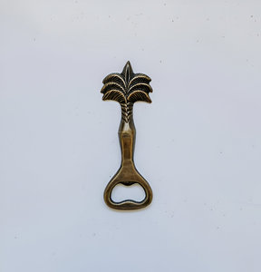 Modern Gold & Black Metal Palm Tree Design Bottle <b>Opener</b> for Restaurant & Hotel Brass Material for Wine & Beer Bottle Opening - Product Image 6