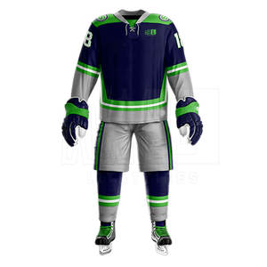 Vêtements de sport respirants pour jeunes Ensembles d'uniformes de hockey sur glace en gros fabriqués au Pakistan - Product Image 1