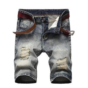 Pantalones cortos vaqueros para hombre con servicio OEM, recién llegados, marca privada, hechos a medida, en Pakistán - Product Image 1