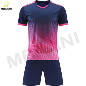 Maillot de football pour hommes, tenue de sport, uniforme d'entraînement d'équipe, t-shirt et short - Product Image 1