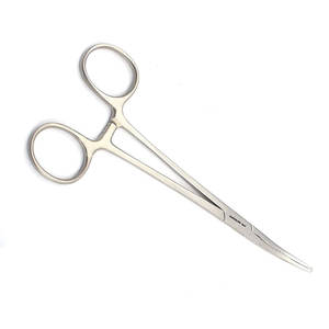 Forceps hémostatiques manuels Rochester Carmalt 6,25 mm à mâchoires courbées en acier inoxydable de qualité supérieure, auto-bloquants, pour usage hospitalier - Product Image 3