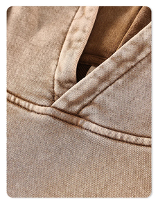 Sweat-shirt à capuche unisexe pour homme de haute qualité en coton lourd uni, coupe régulière, épais, épaules tombantes, personnalisable - Product Image 3