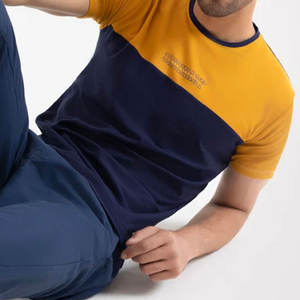 Vente en gros T-shirts 100% coton couleur unie à impression personnalisée OEM T-shirts pour hommes Sports Gym Run Quick Men - Product Image 5