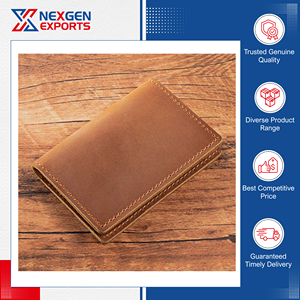 Tarjetero de Cuero Genuino Multifuncional de Estilo Vintage de la Más Alta Calidad Hecho en India, con Bloqueo RFID, 3 Tamaños, Precio Decente - Product Image 4