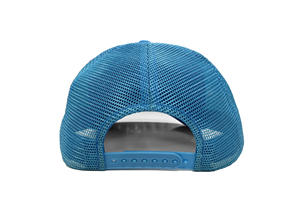 Sombreros de camionero de Espuma Azul con logotipo personalizado Hip Hop de moda para ropa informal al aire libre Diseño de parche DE LOS Emiratos Árabes Unidos Venta al por mayor Injae Vina Headwear - Product Image 4