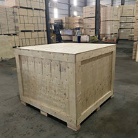 Caisse d'expédition en bois massif ventilée, empilable, personnalisable avec logo, écologique, robuste, pour l'exportation – Vente en gros