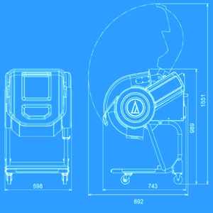 Autec ASM 780 Mezcladora Eléctrica Comercial de Vinagre de Arroz 200W 12kg para Cocinas de Servicio de Alimentos - Product Image 5