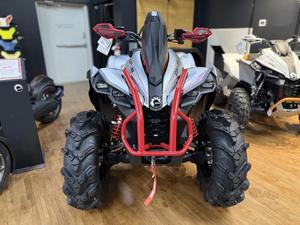 รถเอทีวี Can-Am Maverick X3 Turbo R ปี 2023 สีแดง พร้อมกันชนหน้าสีเงิน ตัวถังสีดำ ยางสีดำ พลาสติก ผลิตในสหรัฐอเมริกา - Product Image 1