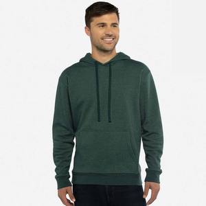 Sudadera con capucha de lana de algodón lavado ácido Vintage de gran tamaño personalizada para hombres diseño bordado para la temporada de invierno - Product Image 2