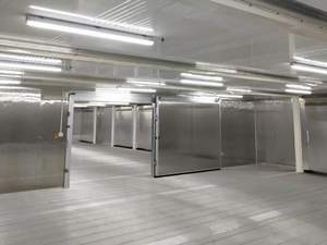 Congelador de almacenamiento en frío con estructura de acero prefabricado para Taller, garaje y almacenamiento hecho de panel sándwich - Product Image 5