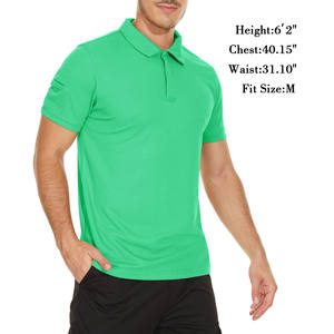 Chemises polo pour hommes, polo à manches courtes imprimé, polo à manches courtes imprimé à l'acide, polo pour hommes grande taille - Product Image 2
