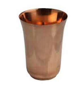 Verres de santé ayurvédiques en verre d'eau en cuivre pur pour un usage quotidien - Product Image 1