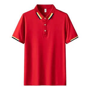 2024 Jersey cómodo de manga corta para hombres para camisas con logotipo personalizado en varios colores de talla grande estilo informal a cuadros de secado rápido - Product Image 1