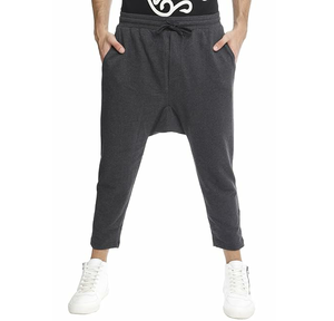 Pantalon de jogging élégant à l'entrejambe pour hommes sur mesure Oem pantalon de survêtement respirant à deux réglages avec fermeture à glissière à l'entrejambe - Product Image 5